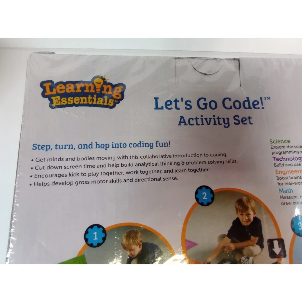 Learning Resources Lets Go Code Activity Set 50pc STEM Toy LER2835 Ages 5+‎ New